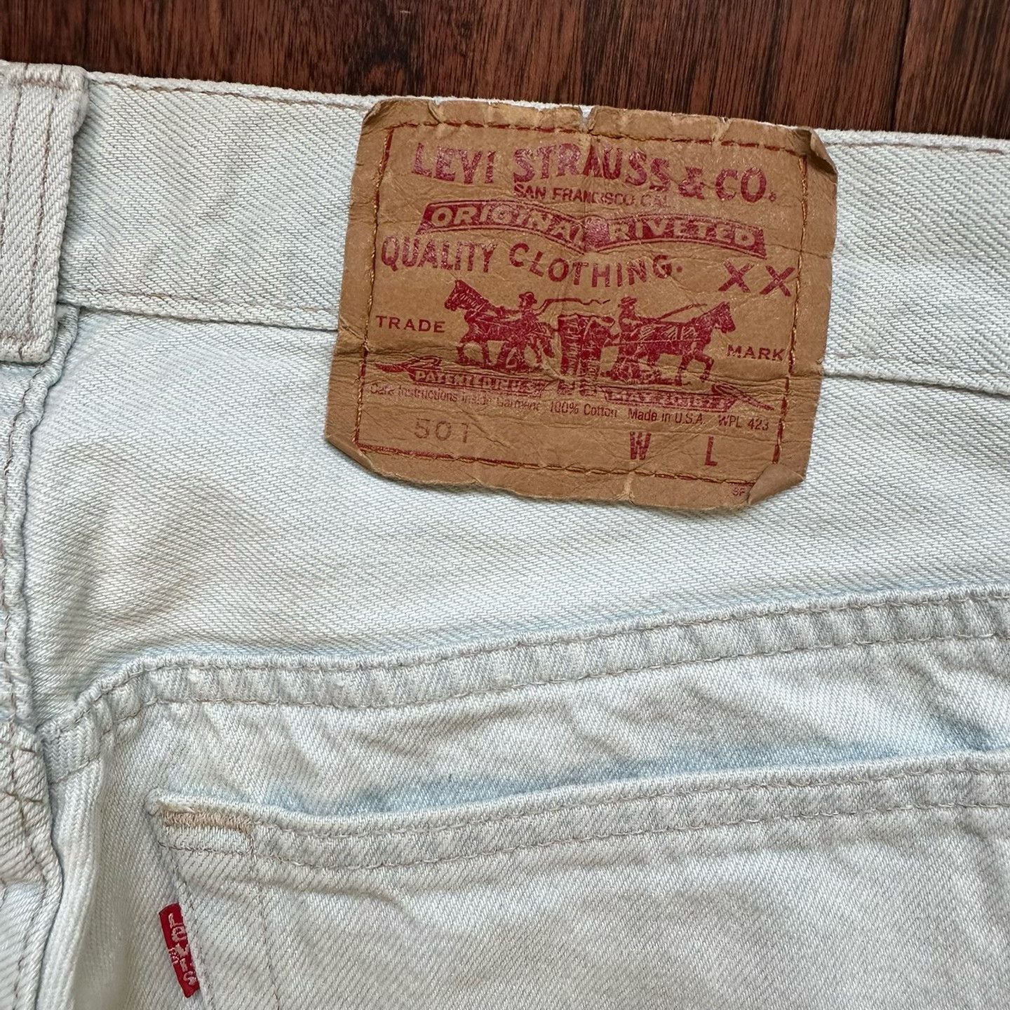 Vintage Vintage Levi's 501 90s US Made Size US 30 / EU 46 - 3 Thumbnail