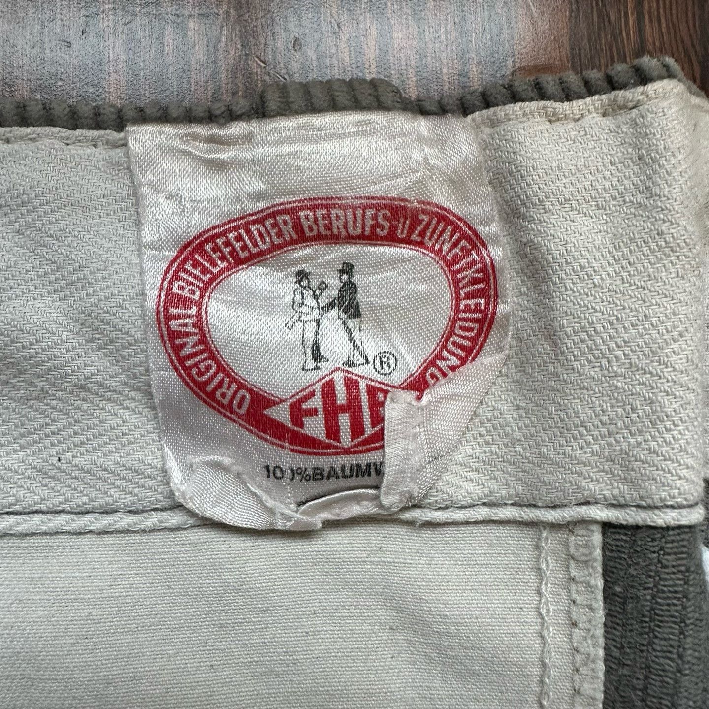 Vintage Vintage 50-80s German Corduroy Work Pants Size US 30 / EU 46 - 3 Thumbnail