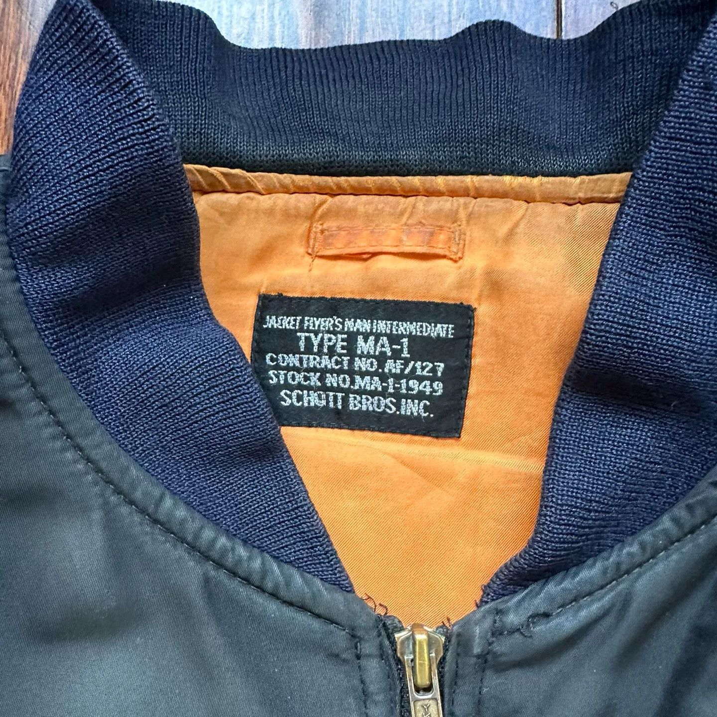 Vintage Vintage Schott Faded MA1 Bomber Size US M / EU 48-50 / 2 - 3 Thumbnail