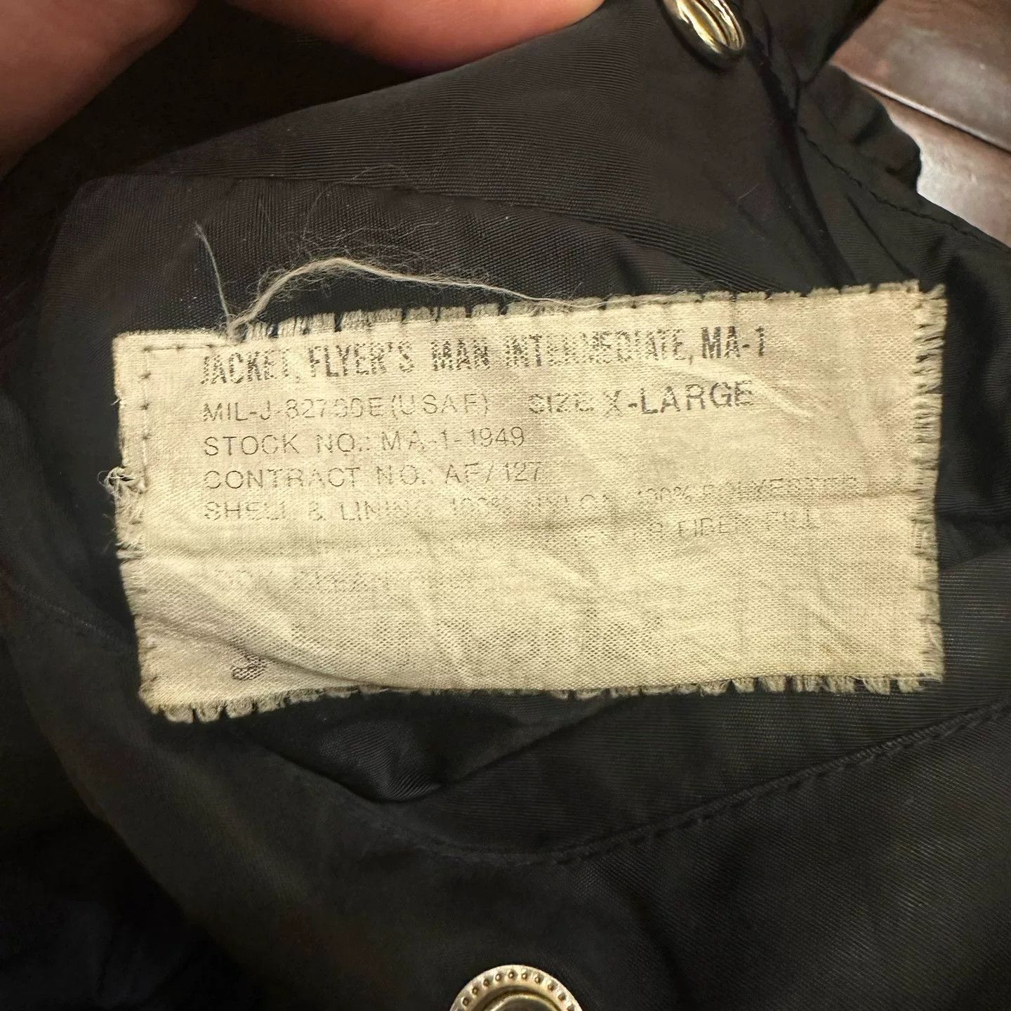 Vintage Vintage Schott Faded MA1 Bomber Size US M / EU 48-50 / 2 - 6 Thumbnail