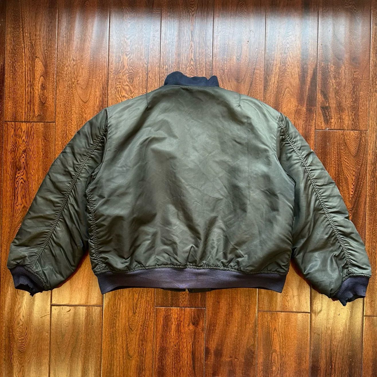 Vintage Vintage Schott Faded MA1 Bomber Size US M / EU 48-50 / 2 - 2 Thumbnail
