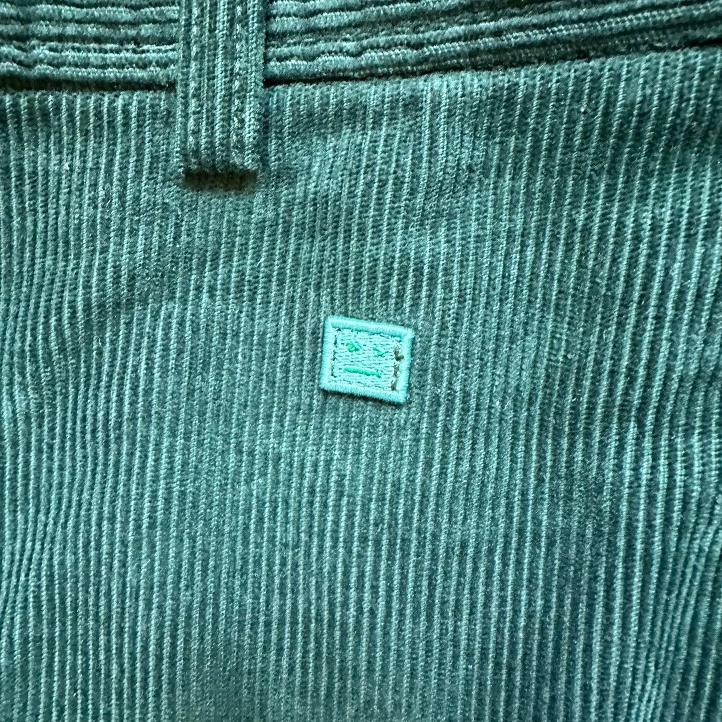 Acne Studios Acne Studios Green Corduroy Cargo Pants Size US 34 / EU 50 - 3 Thumbnail