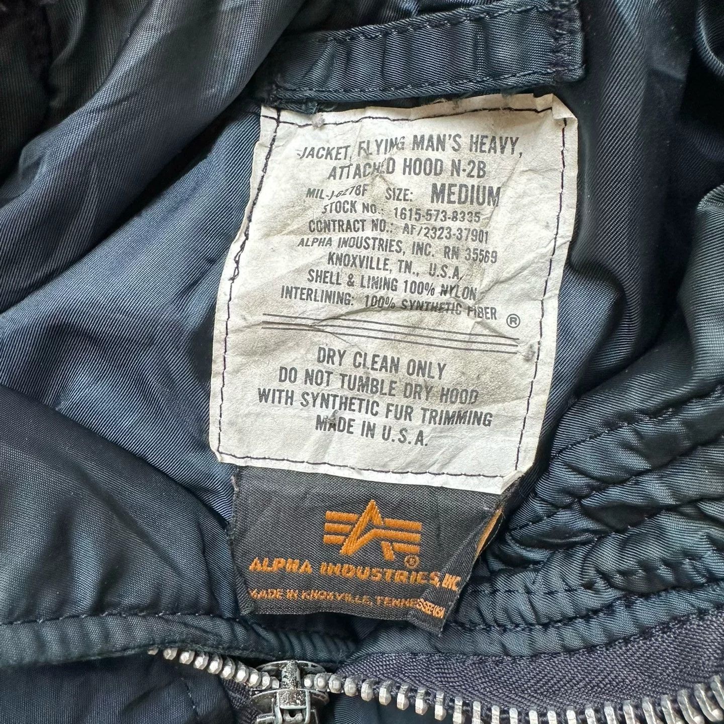 Vintage Vintage 80s USA N2B Bomber Jacket Size US M / EU 48-50 / 2 - 8 Thumbnail