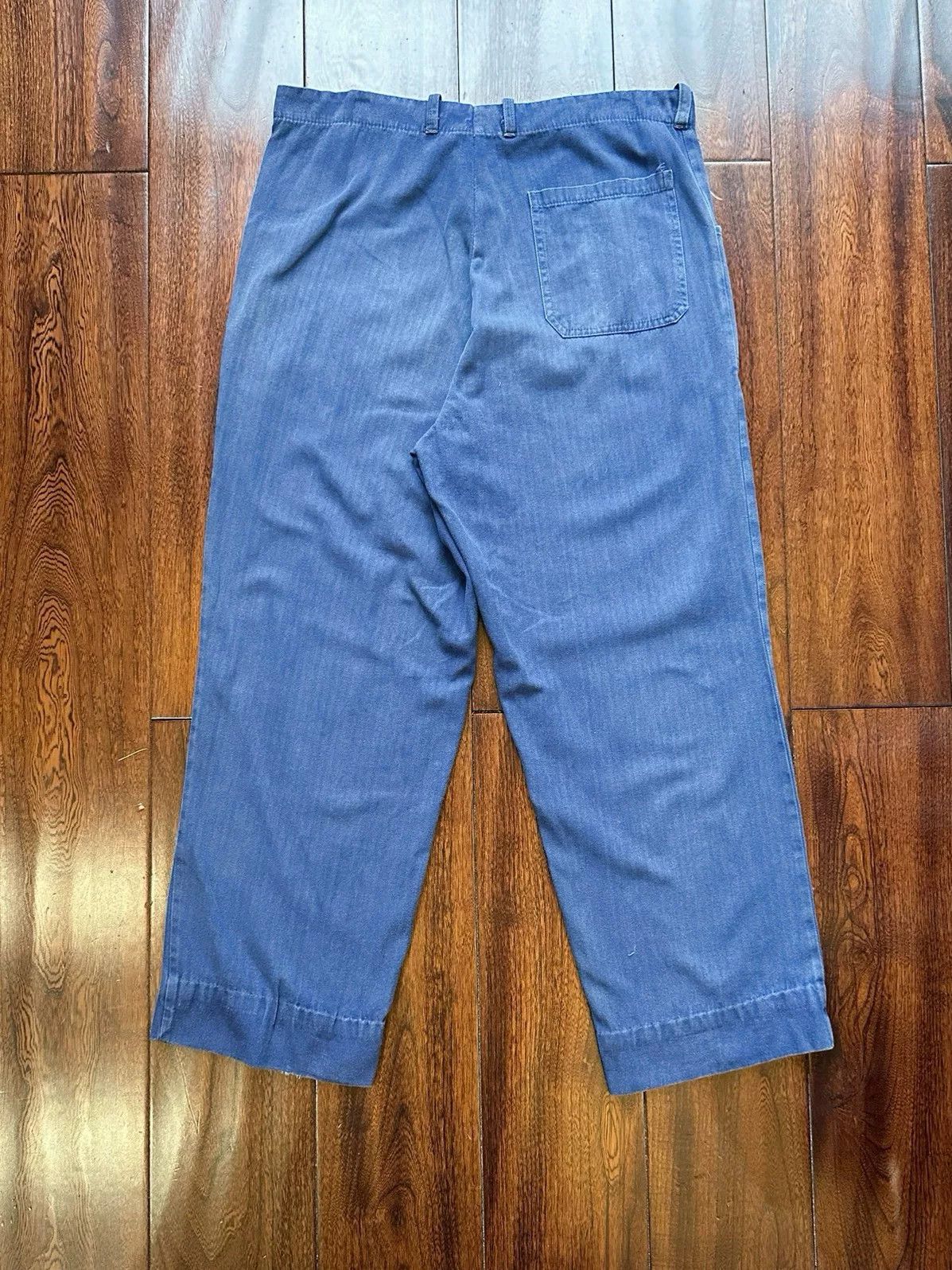 Vintage Vintage French Faded Work Pants Size US 36 / EU 52 - 2 Thumbnail