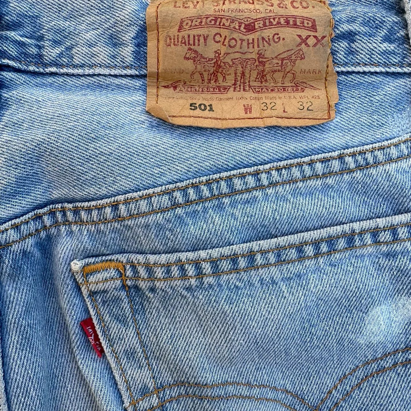 Vintage Vintage Levi's 501 90s Denim Jeans Size US 32 / EU 48 - 4 Thumbnail