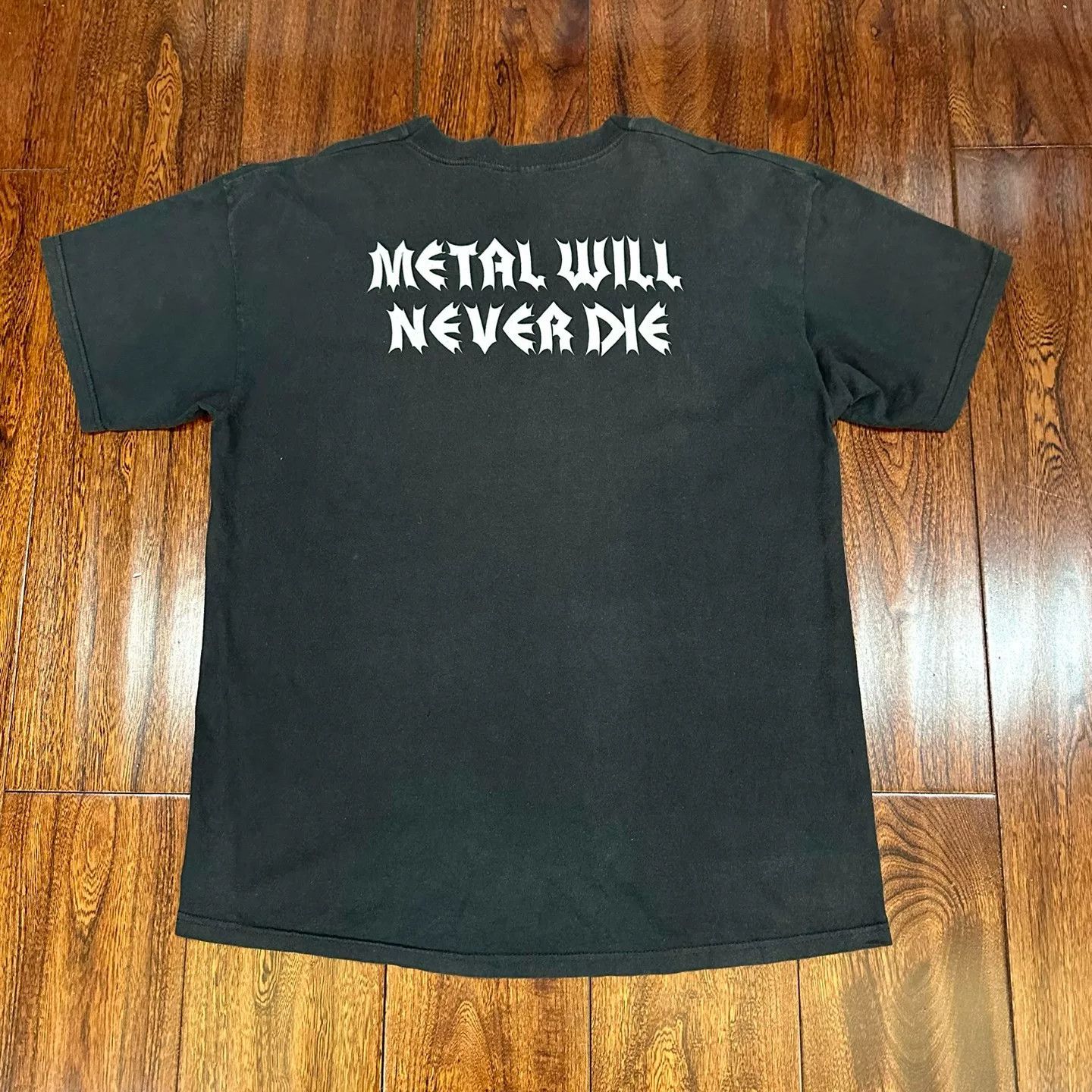 Vintage 90s Metal Vintage Graphic Tee Size US M / EU 48-50 / 2 - 3 Thumbnail