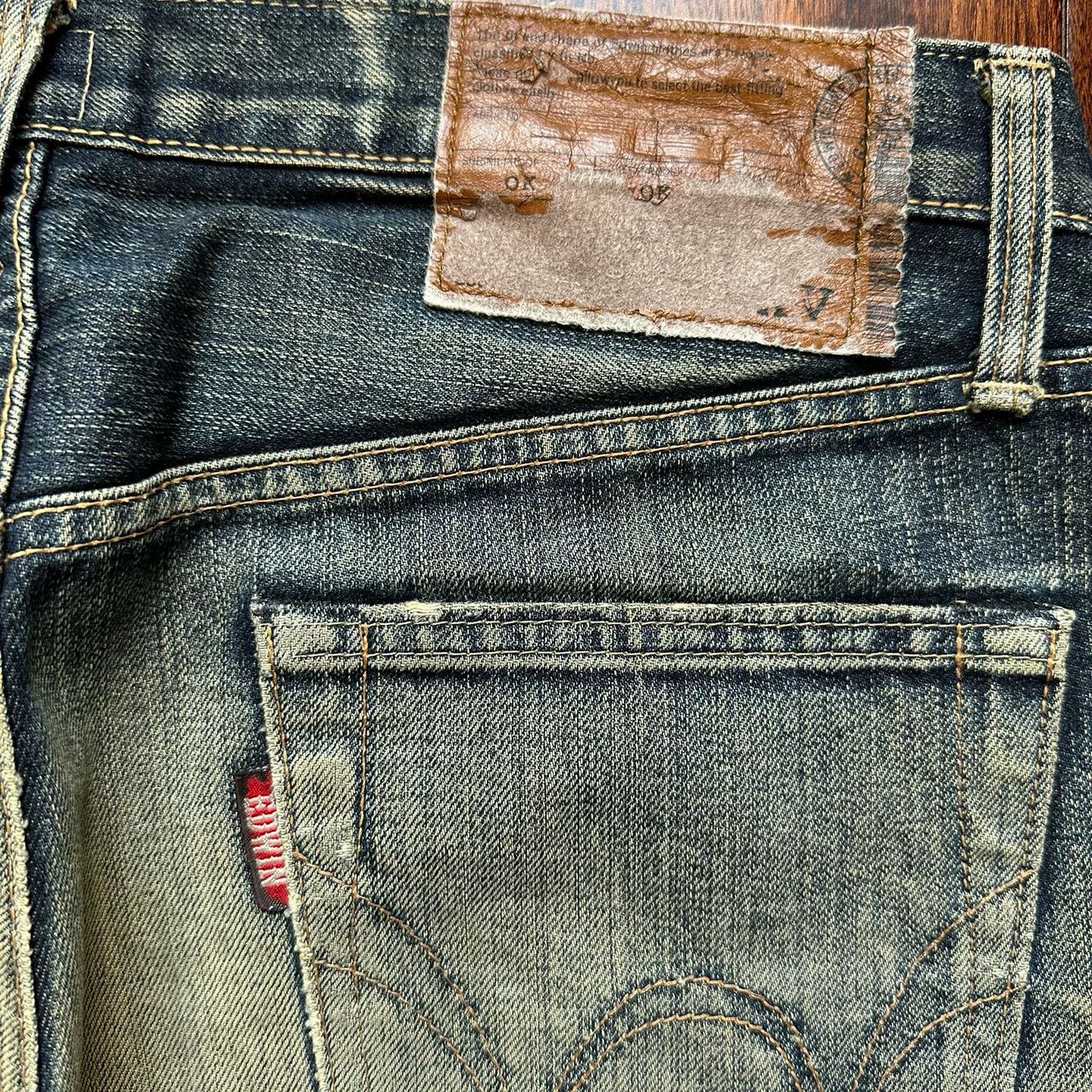 Vintage Vintage EDWIN Jeans Size US 34 / EU 50 - 3 Thumbnail
