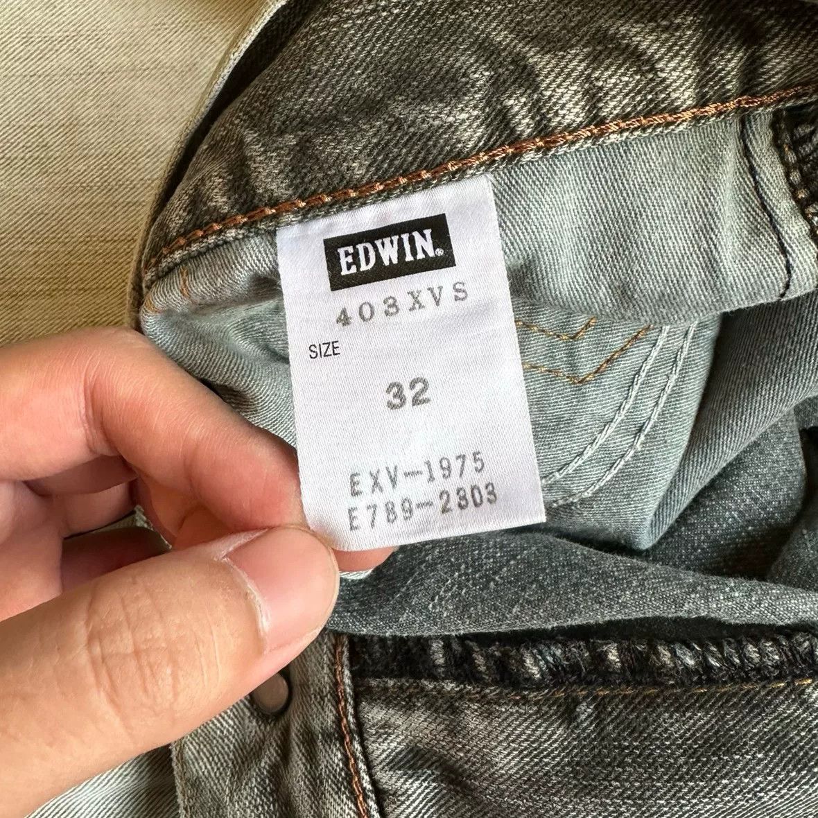 Vintage Vintage EDWIN Jeans Size US 34 / EU 50 - 5 Thumbnail