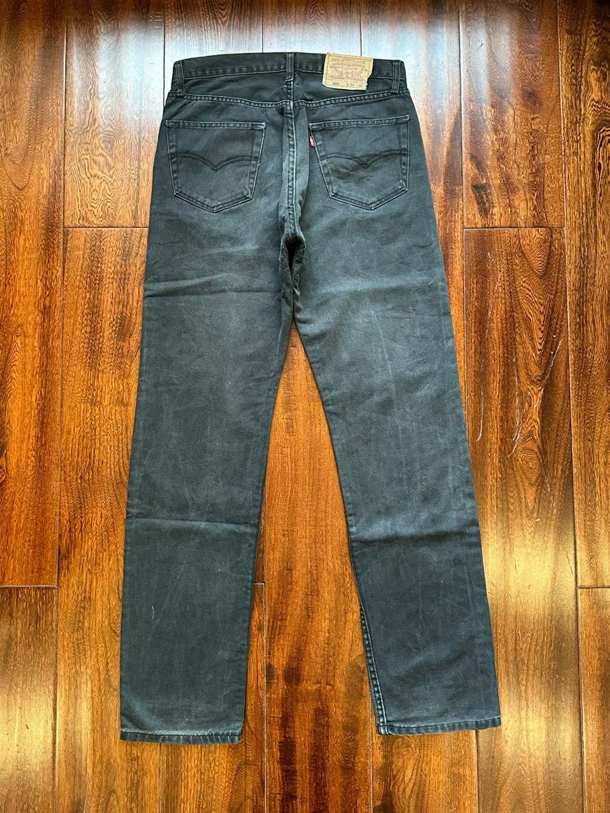 Vintage Vintage Levi's 501 Black Jeans 90s Size US 32 / EU 48 - 2 Thumbnail