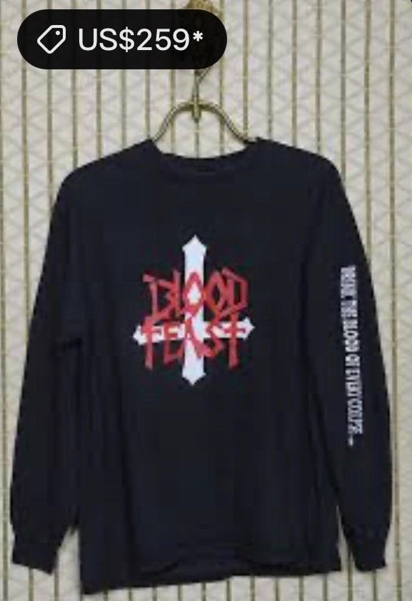 Vintage Vintage Blood Feast 1999 Longsleeve Size US M / EU 48-50 / 2 - 8 Thumbnail