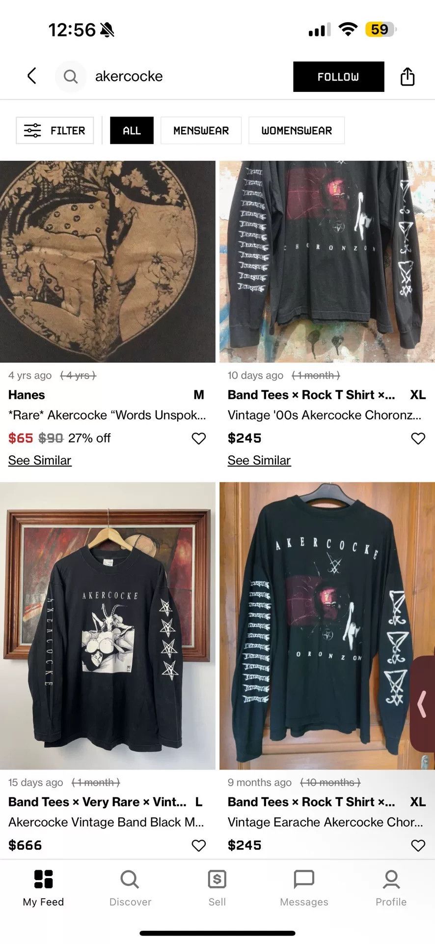 Vintage Vintage Akercocke 2003 Band Longsleeve Size US M / EU 48-50 / 2 - 9 Thumbnail