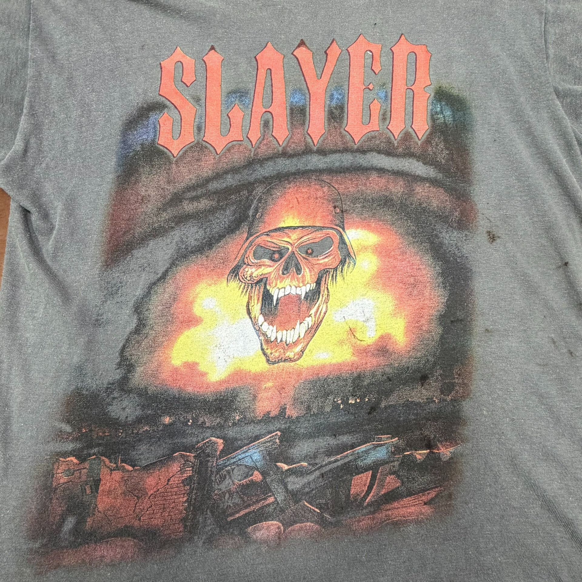 Vintage Vintage Slayer 90s-00s Bootleg Tee Size US M / EU 48-50 / 2 - 4 Thumbnail