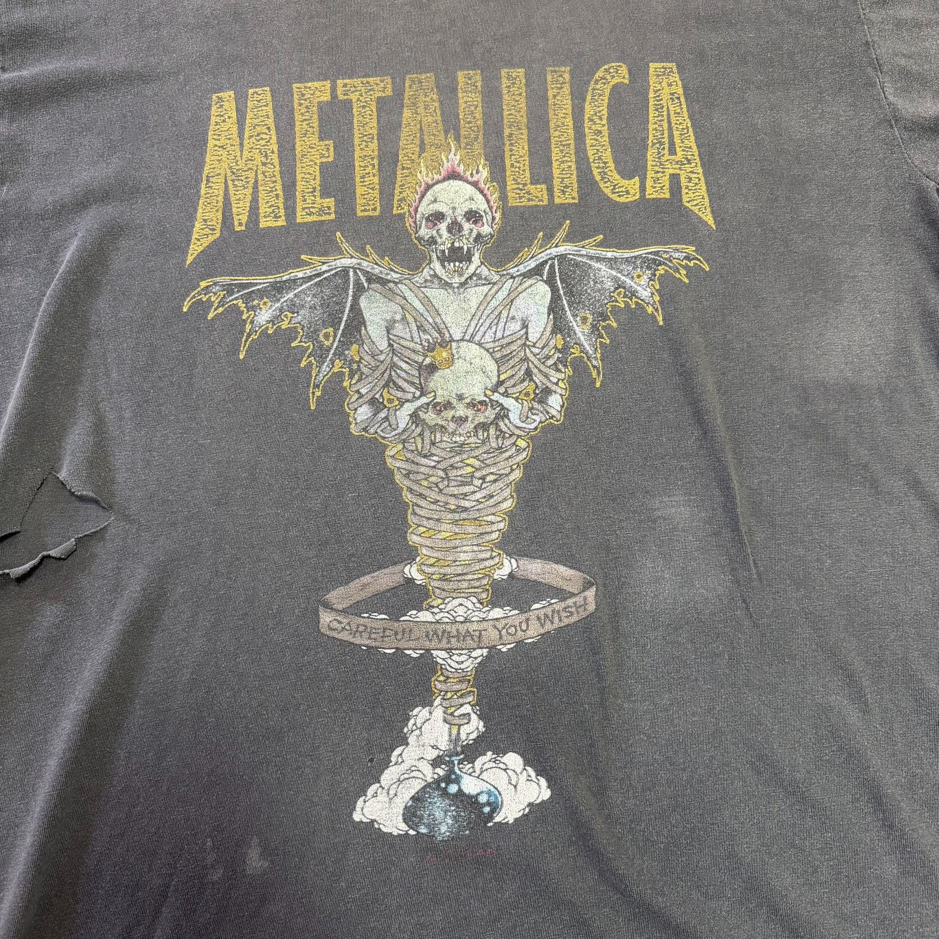 Vintage Vintage 1996 Metallica Fear of God Tee Size US XXL / EU 58 / 5 - 4 Thumbnail