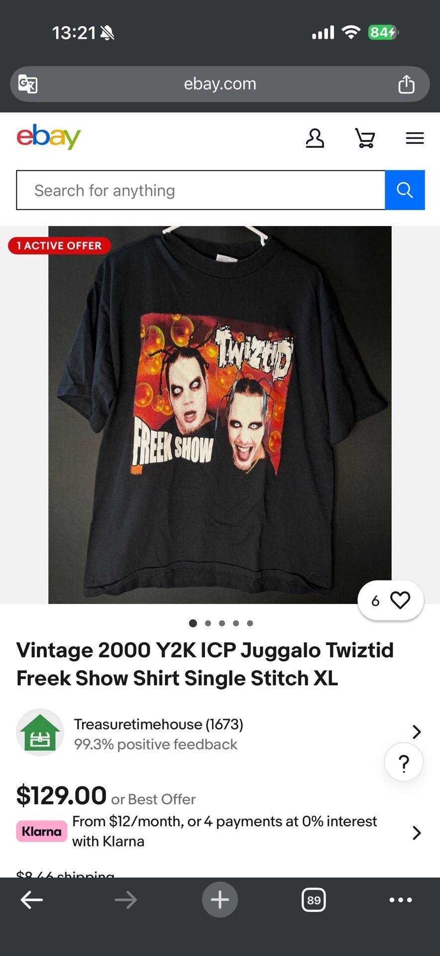 Vintage Vintage 00s Twiztid Band Tee Size US M / EU 48-50 / 2 - 9 Thumbnail