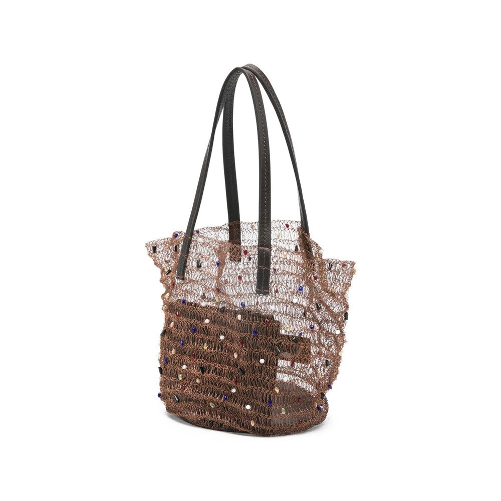 Staud Staud BROWN Tote Bags Size ONE SIZE - 4 Thumbnail