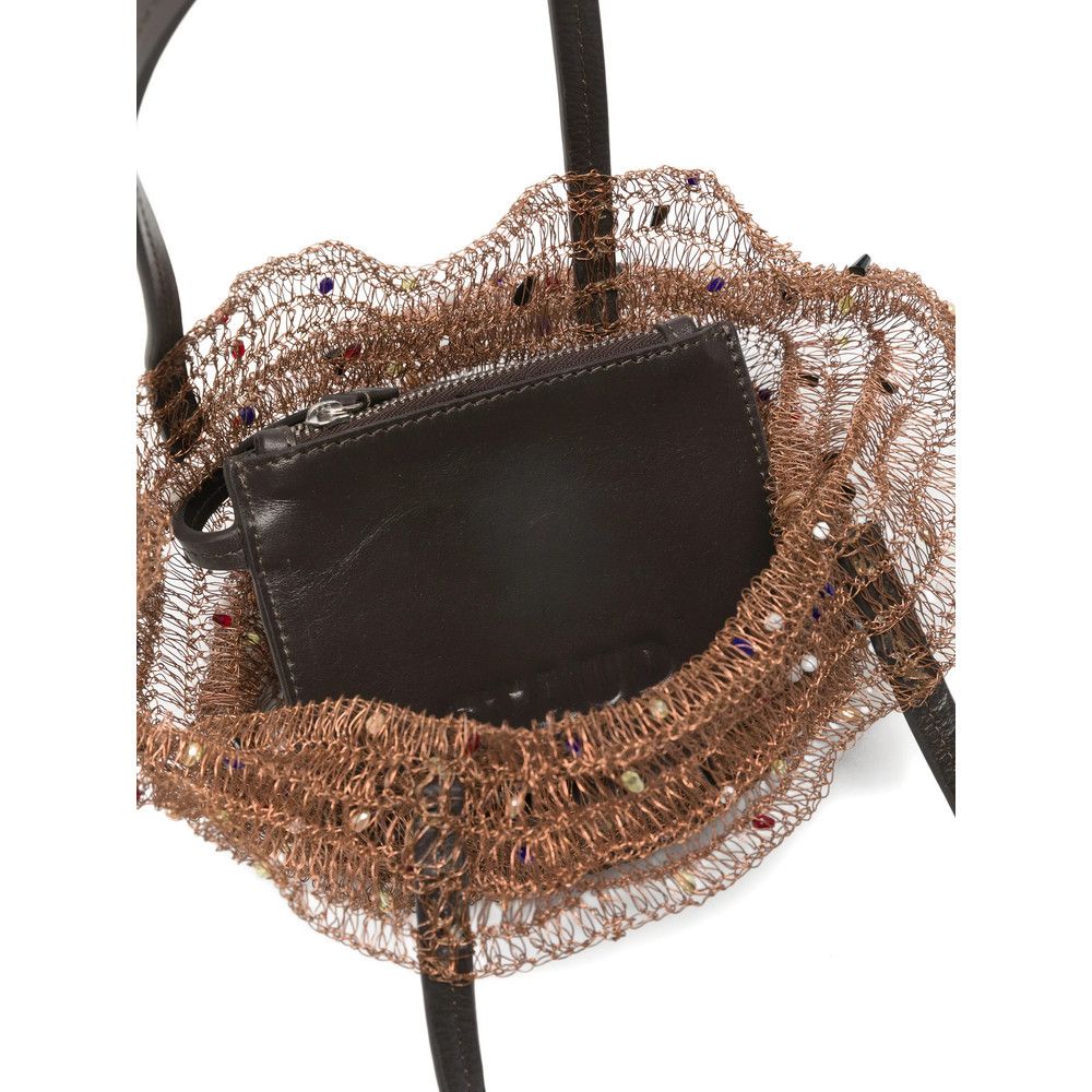 Staud Staud BROWN Tote Bags Size ONE SIZE - 3 Thumbnail