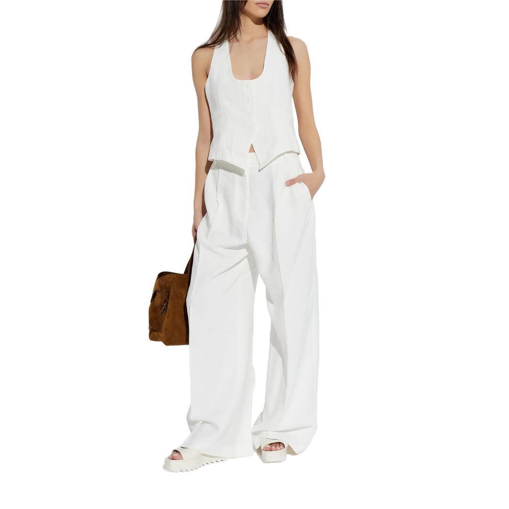 Iro Iro WHITE Trousers - Tailored Trousers Size 28" / US 6 / IT 42 - 5 Thumbnail