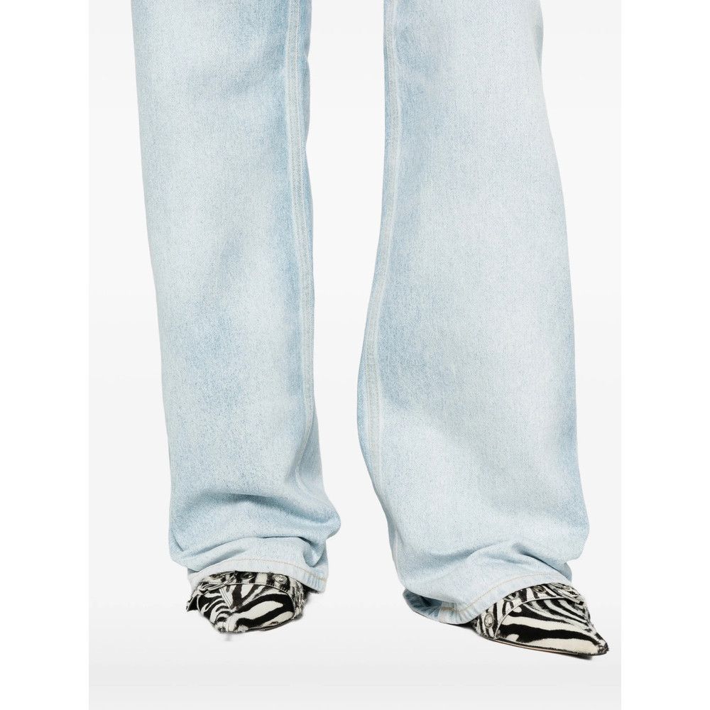 Haikure Haikure BLUE Denim - Straight-Leg Jeans Size 24" / US 00 / IT 34 - 2 Thumbnail