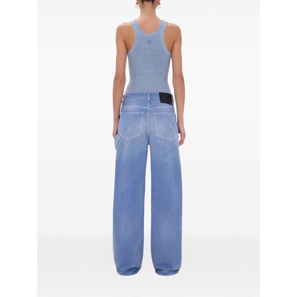 Haikure Haikure BLUE Denim - Wide-Leg Jeans Size 25" / US 0 / IT 36 - 2 Thumbnail