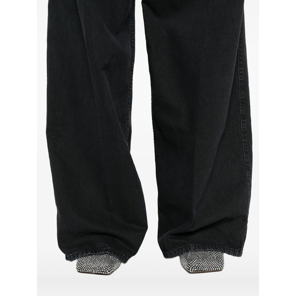 Haikure Haikure BLACK Denim - Wide-Leg Jeans Size 24" / US 00 / IT 34 - 5 Thumbnail