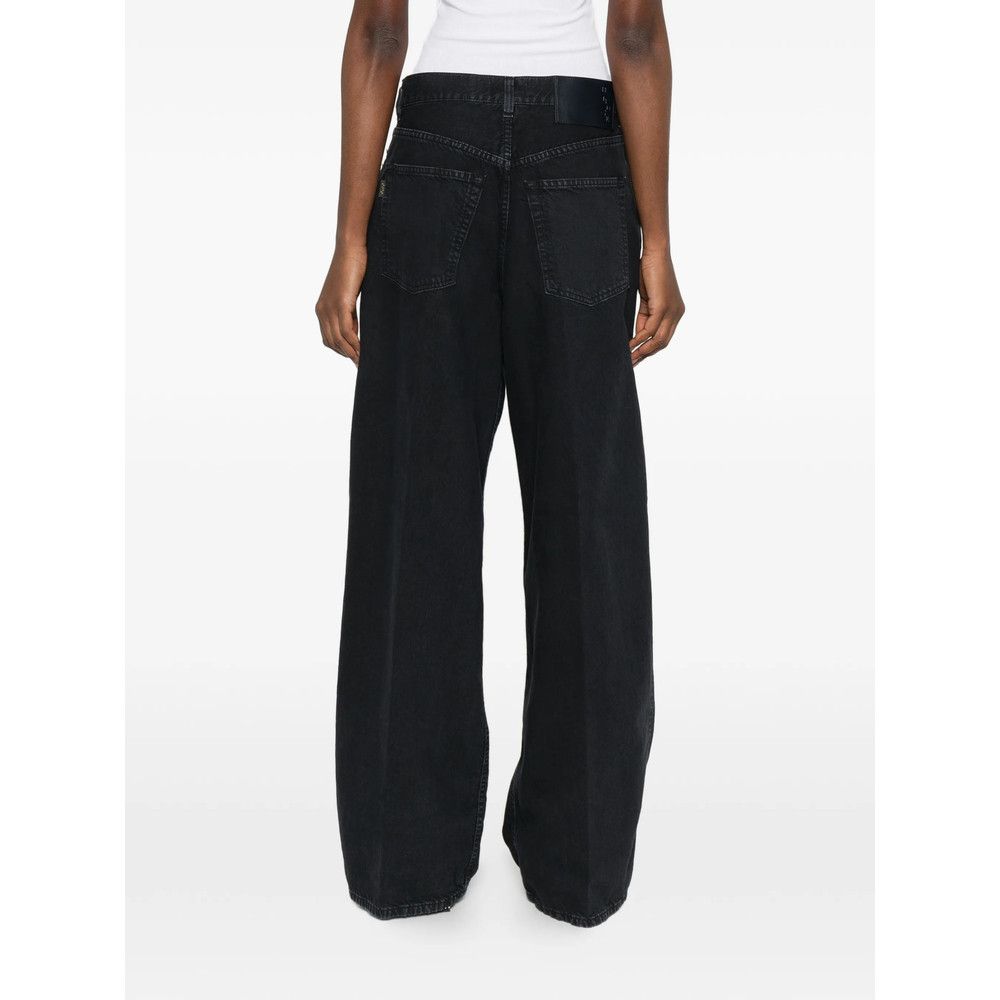 Haikure Haikure BLACK Denim - Wide-Leg Jeans Size 28" / US 6 / IT 42 - 3 Thumbnail