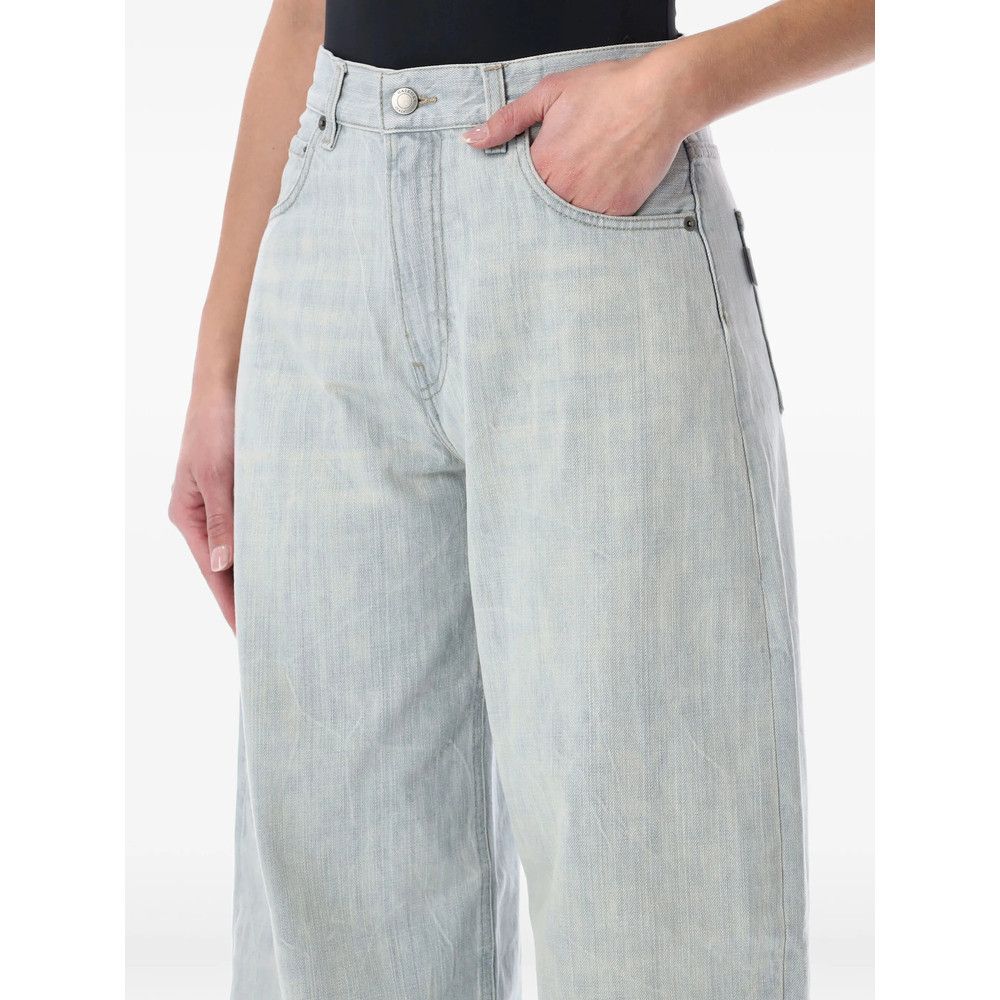 Haikure Haikure BLUE Denim - Wide-Leg Jeans Size 25" / US 0 / IT 36 - 3 Thumbnail