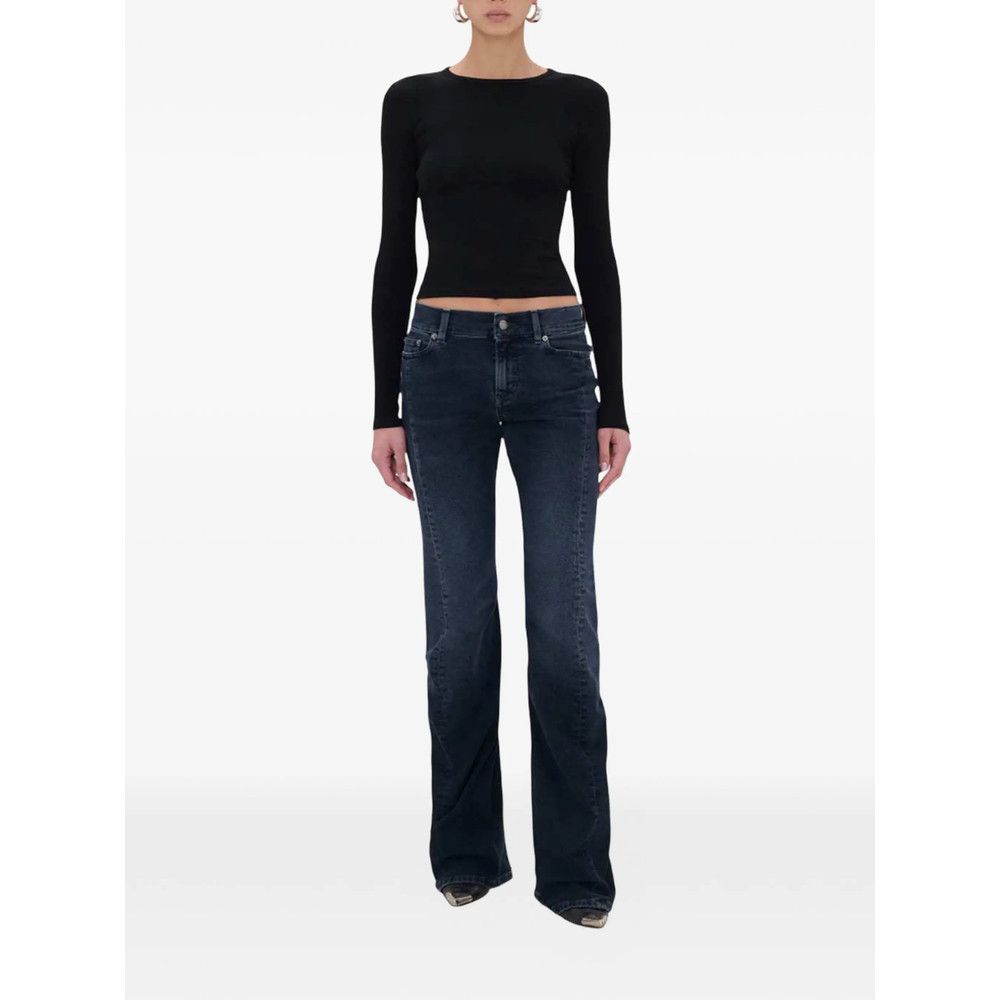 Haikure Haikure BLUE Denim - Flared Jeans Size 24" / US 00 / IT 34 - 3 Thumbnail