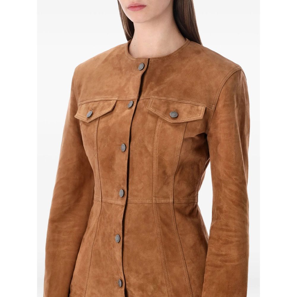 Haikure Haikure BROWN Jackets - Leather Jackets Size XS / US 0-2 / IT 36-38 - 2 Thumbnail