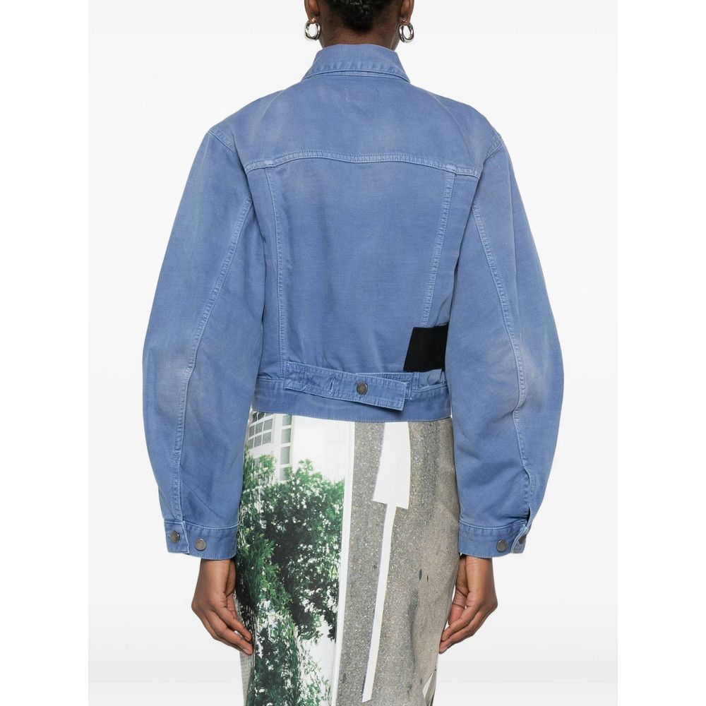 Haikure Haikure BLUE Jackets - Denim Jackets Size XS / US 0-2 / IT 36-38 - 2 Thumbnail