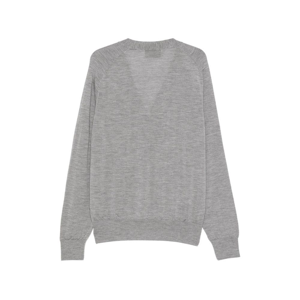 AMI Ami Paris GREY Sweaters & Knitwear - Cardigans Size US XL / EU 56 / 4 - 3 Thumbnail