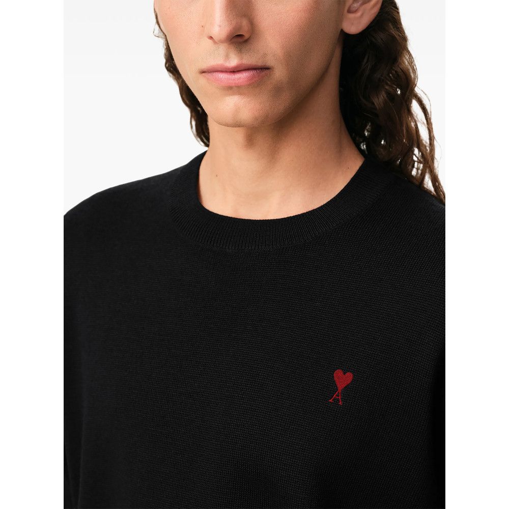 AMI Ami Paris BLACK Sweaters & Knitwear - Jumpers Size US XL / EU 56 / 4 - 2 Thumbnail