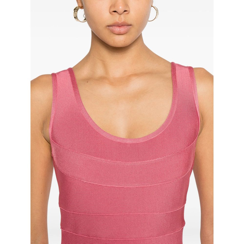 Herve Leger Herve Leger PINK Dresses - Day Dresses Size XS / US 0-2 / IT 36-38 - 2 Thumbnail