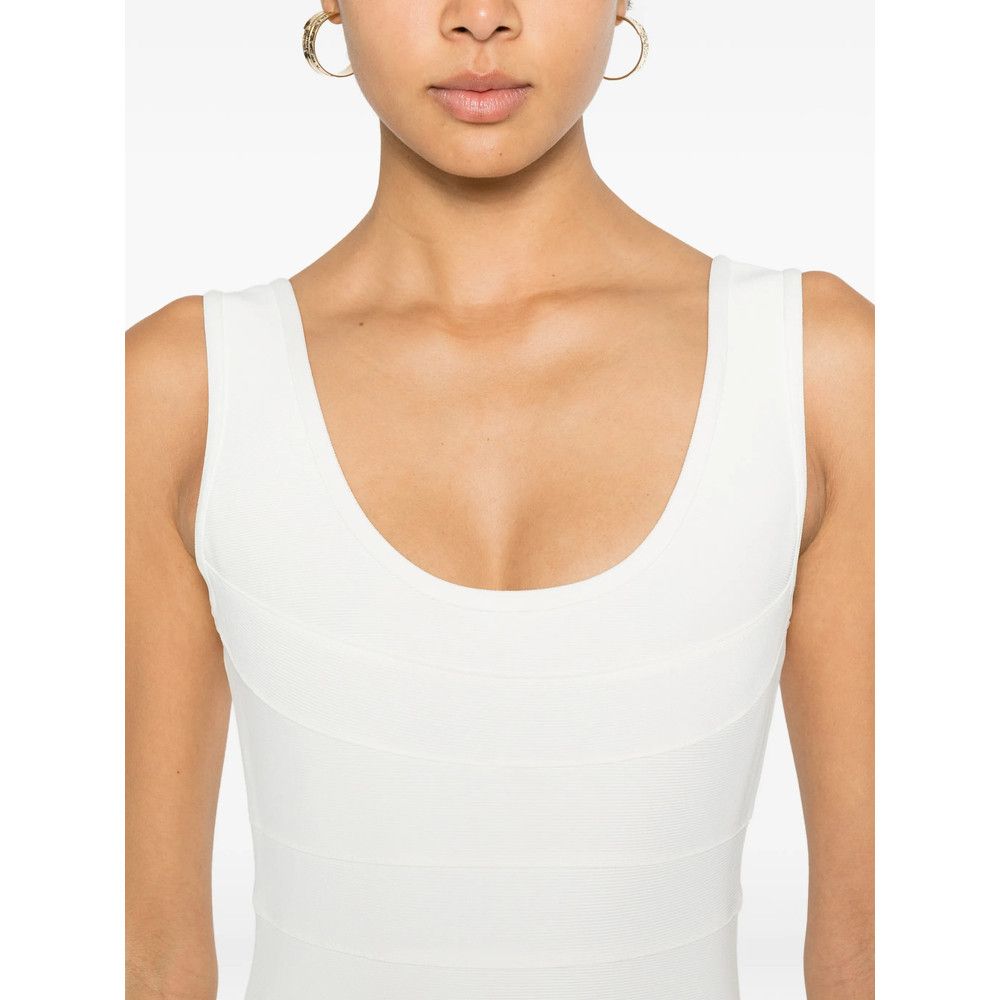 Herve Leger Herve Leger WHITE Dresses - Day Dresses Size XS / US 0-2 / IT 36-38 - 2 Thumbnail