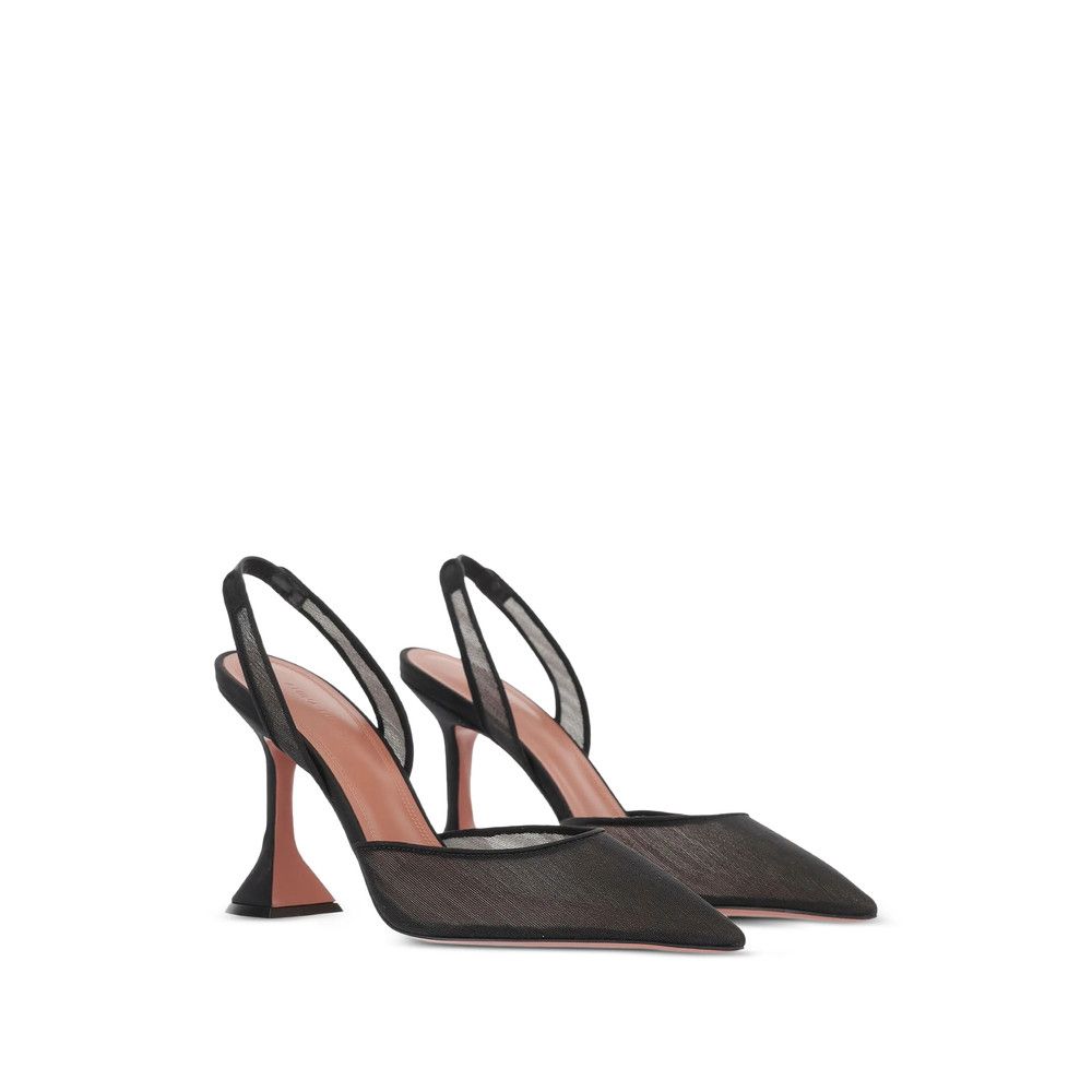 Amina Muaddi Amina Muaddi BLACK Pumps Size US 10 / IT 40 - 4 Thumbnail