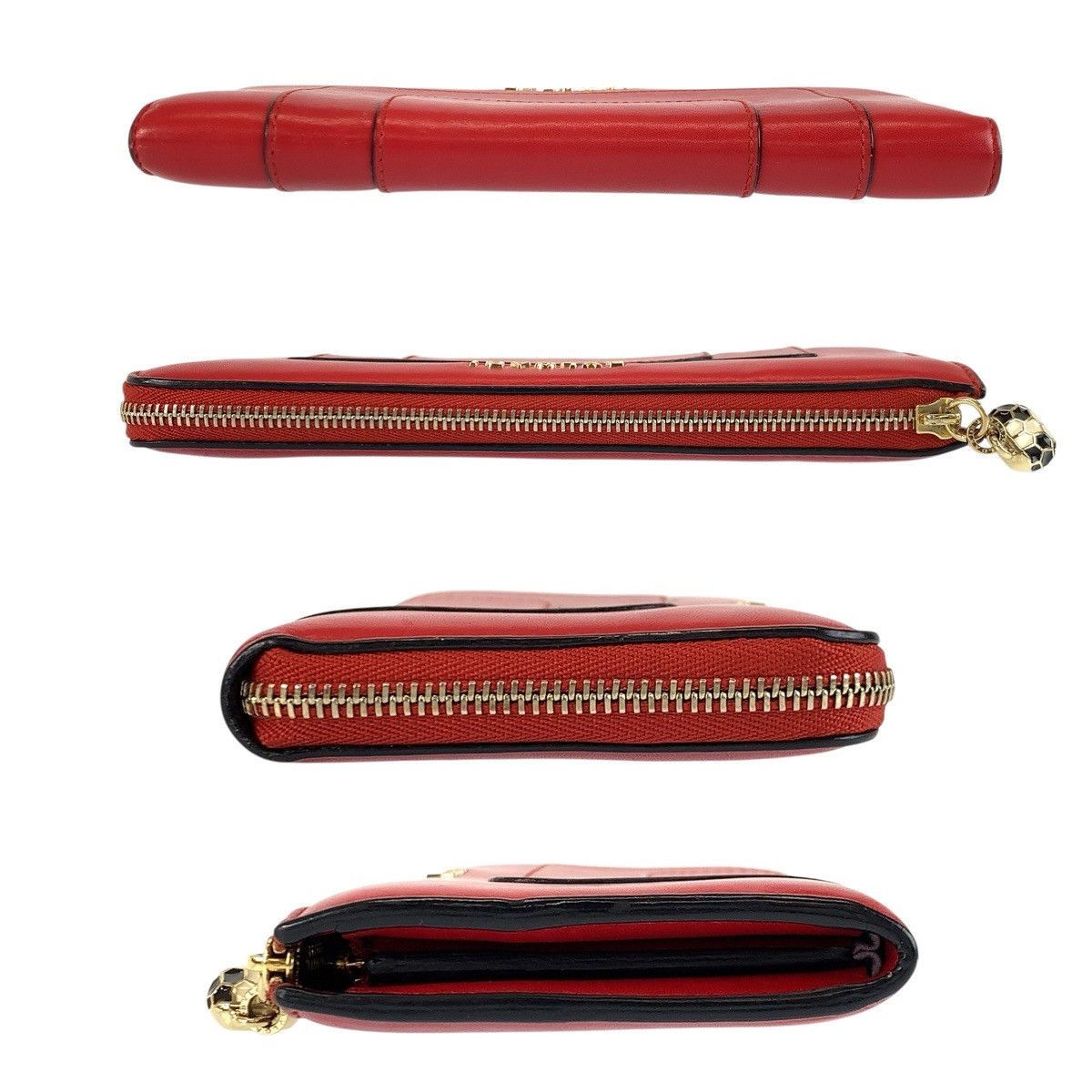 Bvlgari Bvlgari BVLGARI Serpenti Leather Long Wallet Leather Long Wallet DP E13 36470 DUTY FREE for USA Size ONE SIZE - 9 Thumbnail