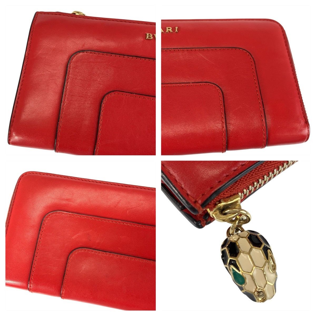 Bvlgari Bvlgari BVLGARI Serpenti Leather Long Wallet Leather Long Wallet DP E13 36470 DUTY FREE for USA Size ONE SIZE - 6 Thumbnail