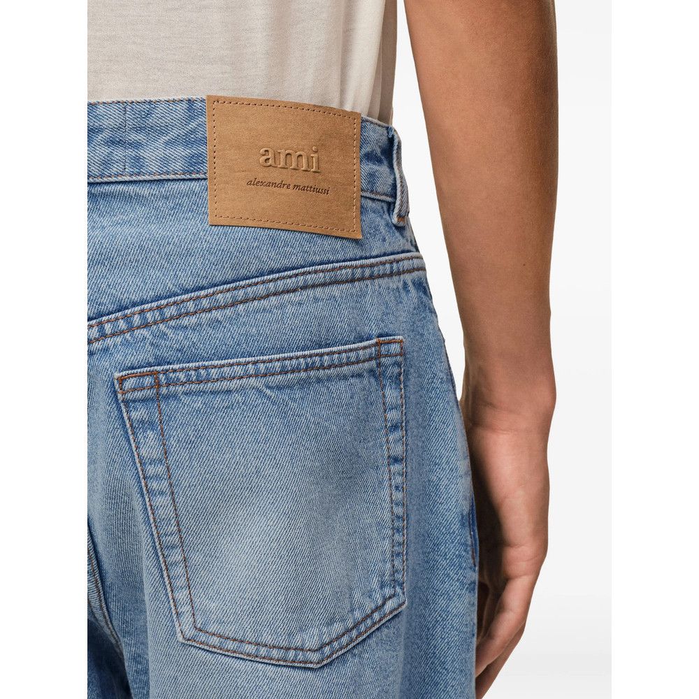 AMI Ami Paris BLUE Shorts - Denim Shorts Size US 30 / EU 46 - 3 Thumbnail