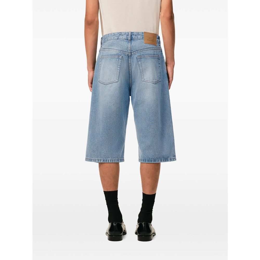 AMI Ami Paris BLUE Shorts - Denim Shorts Size US 30 / EU 46 - 5 Thumbnail
