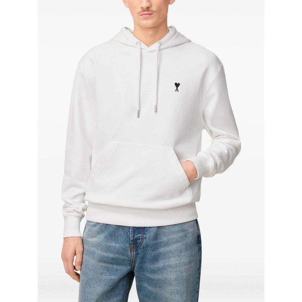 AMI Ami Paris WHITE Sweaters & Knitwear - Hoodies Size US XL / EU 56 / 4 - 6 Thumbnail