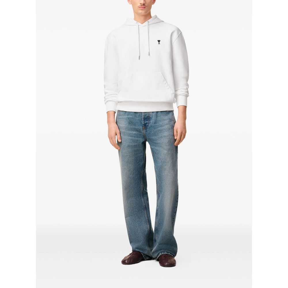 AMI Ami Paris WHITE Sweaters & Knitwear - Hoodies Size US XL / EU 56 / 4 - 3 Thumbnail