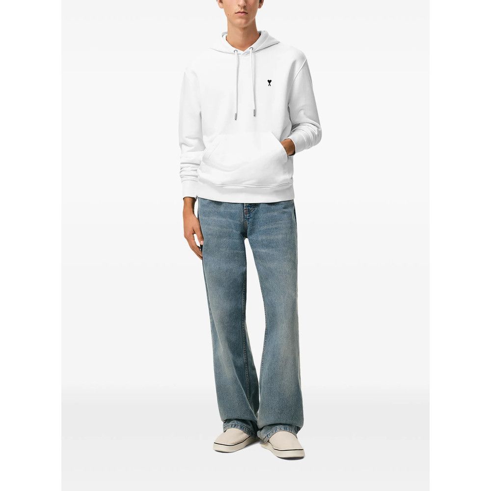 AMI Ami Paris WHITE Sweaters & Knitwear - Hoodies Size US XL / EU 56 / 4 - 4 Thumbnail