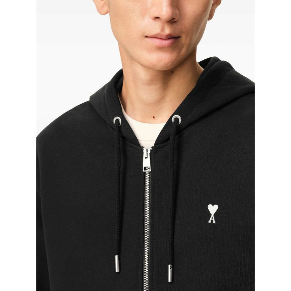 AMI Ami Paris BLACK Sweaters & Knitwear - Hoodies Size US XXL / EU 58 / 5 - 4 Thumbnail