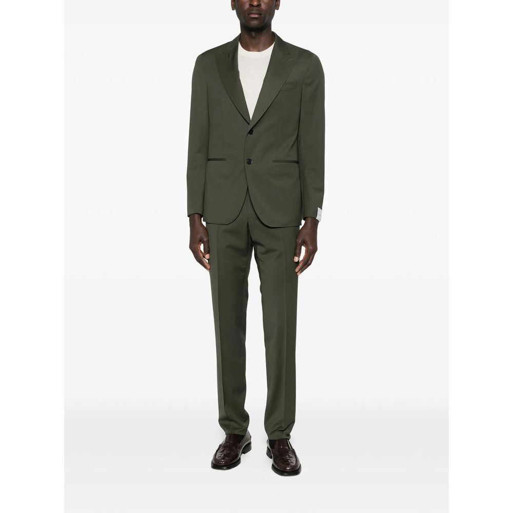 Caruso Caruso GREEN Suits - Single Breasted Suits Size US XL / EU 56 / 4 - 2 Thumbnail