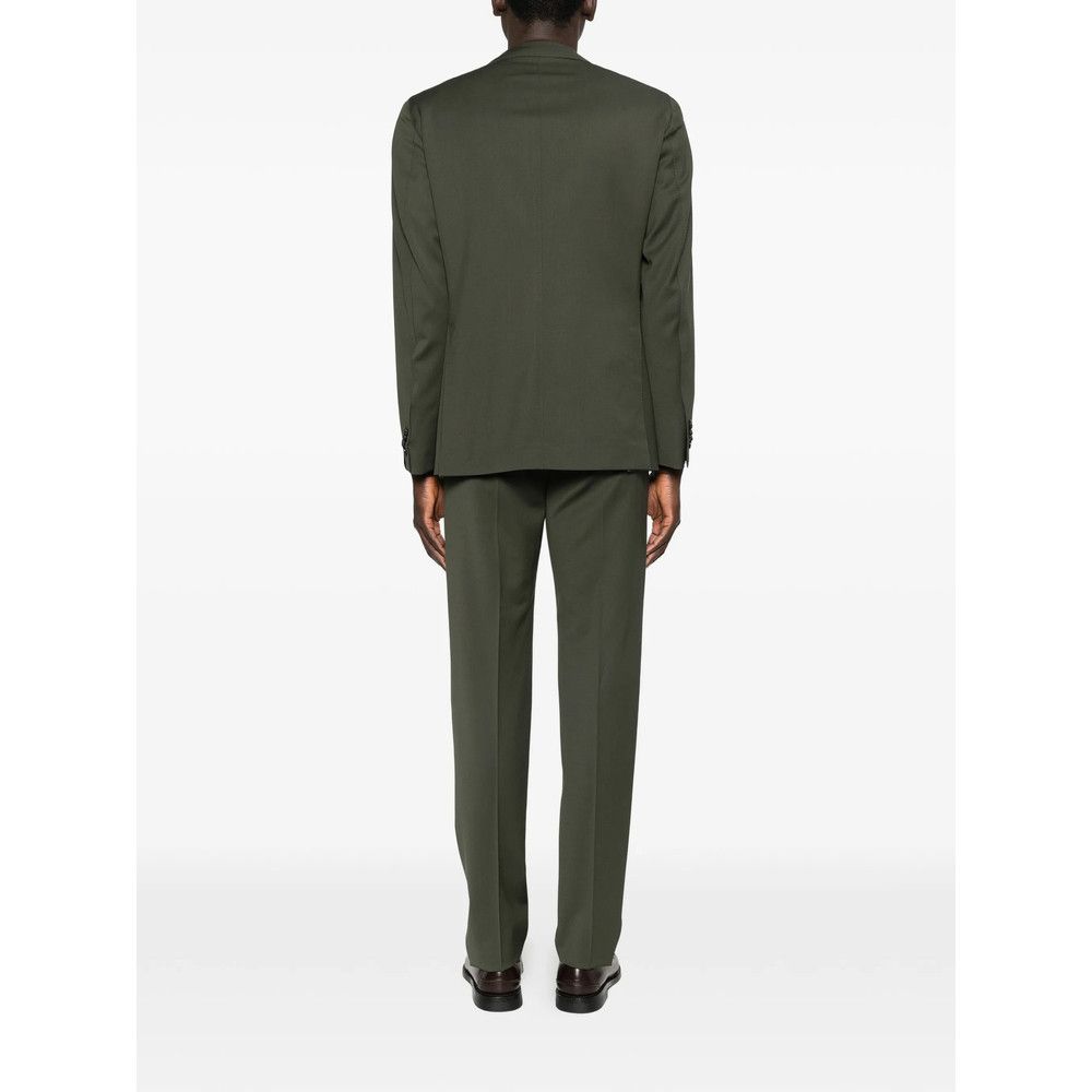 Caruso Caruso GREEN Suits - Single Breasted Suits Size US XL / EU 56 / 4 - 3 Thumbnail