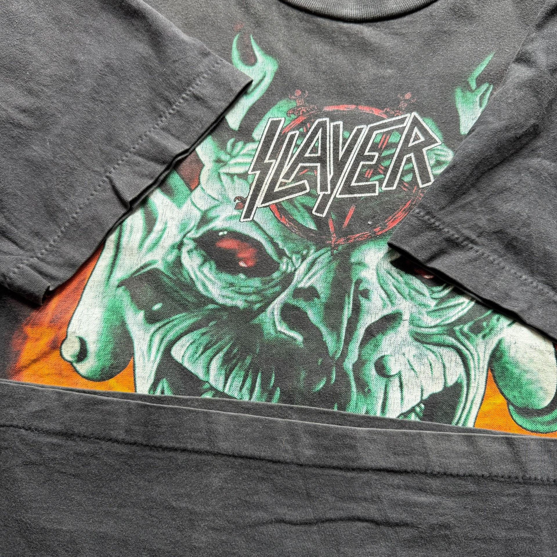 Vintage Vintage Slayer 00s Bootleg Travis Scott Tee Size US M / EU 48-50 / 2 - 6 Thumbnail