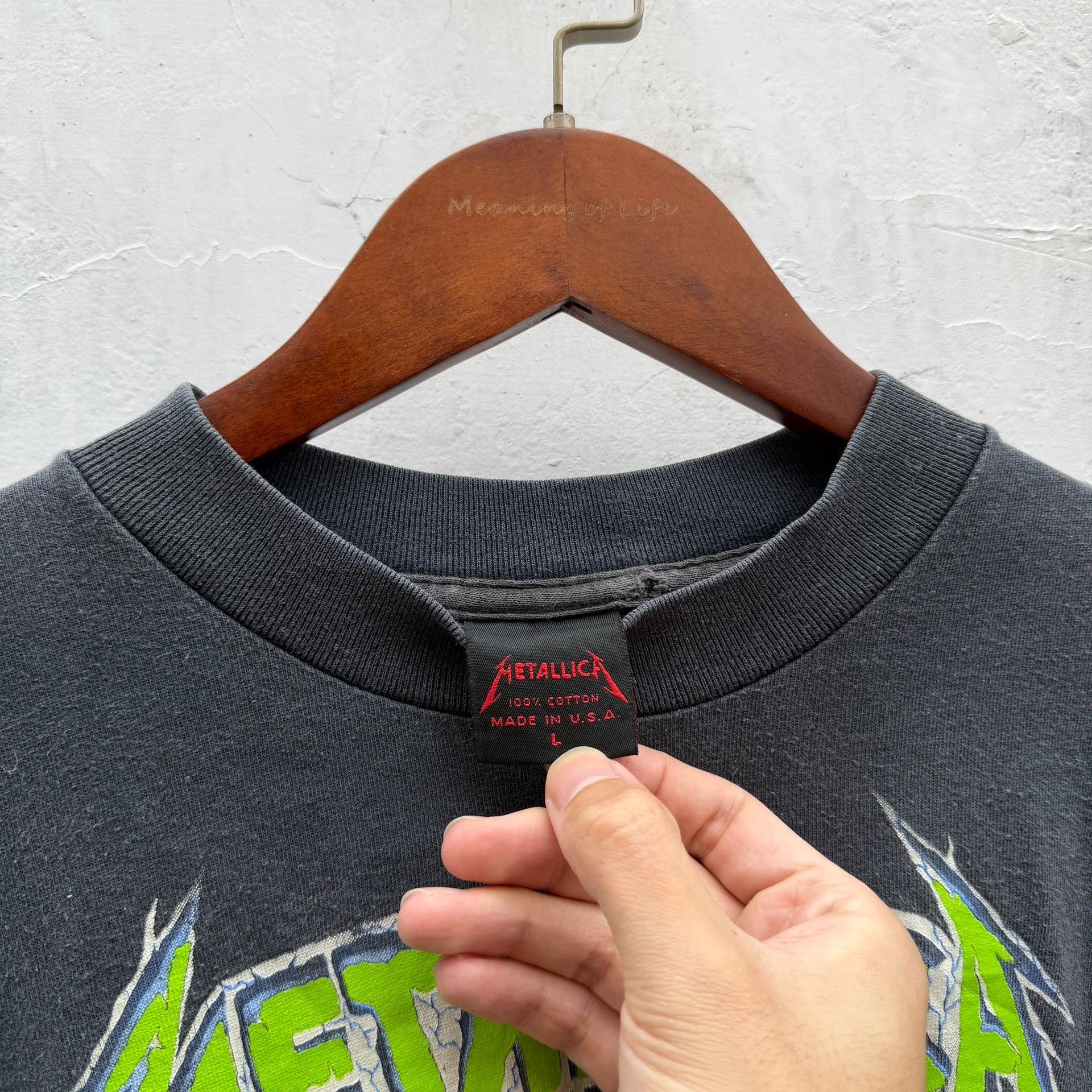 Vintage Vintage Metallica 90s Band Tee Size US M / EU 48-50 / 2 - 3 Thumbnail