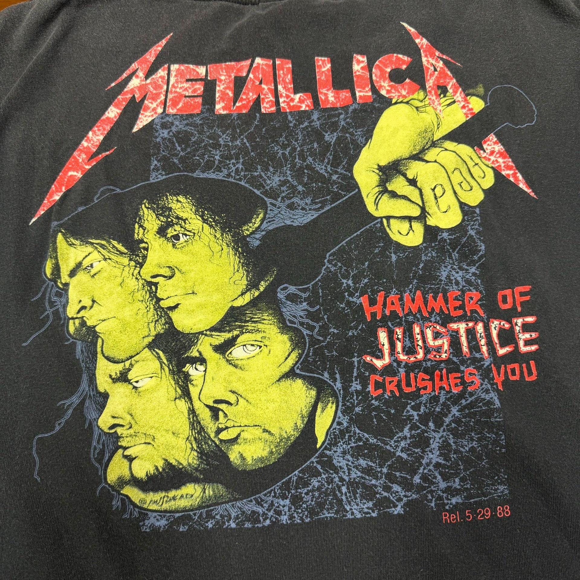 Vintage Vintage Metallica 90s Band Tee Size US M / EU 48-50 / 2 - 5 Thumbnail