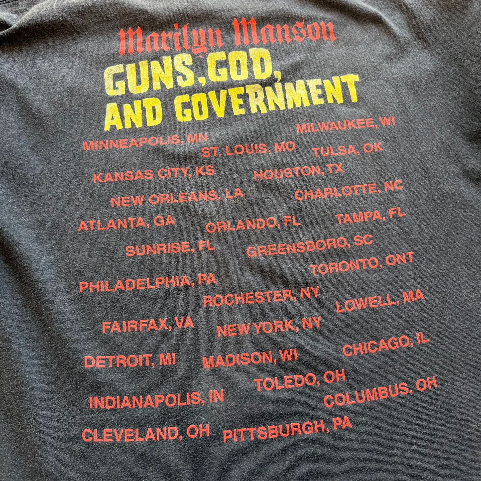 Vintage Vintage Marilyn Manson 00s Tee Size US L / EU 52-54 / 3 - 5 Thumbnail