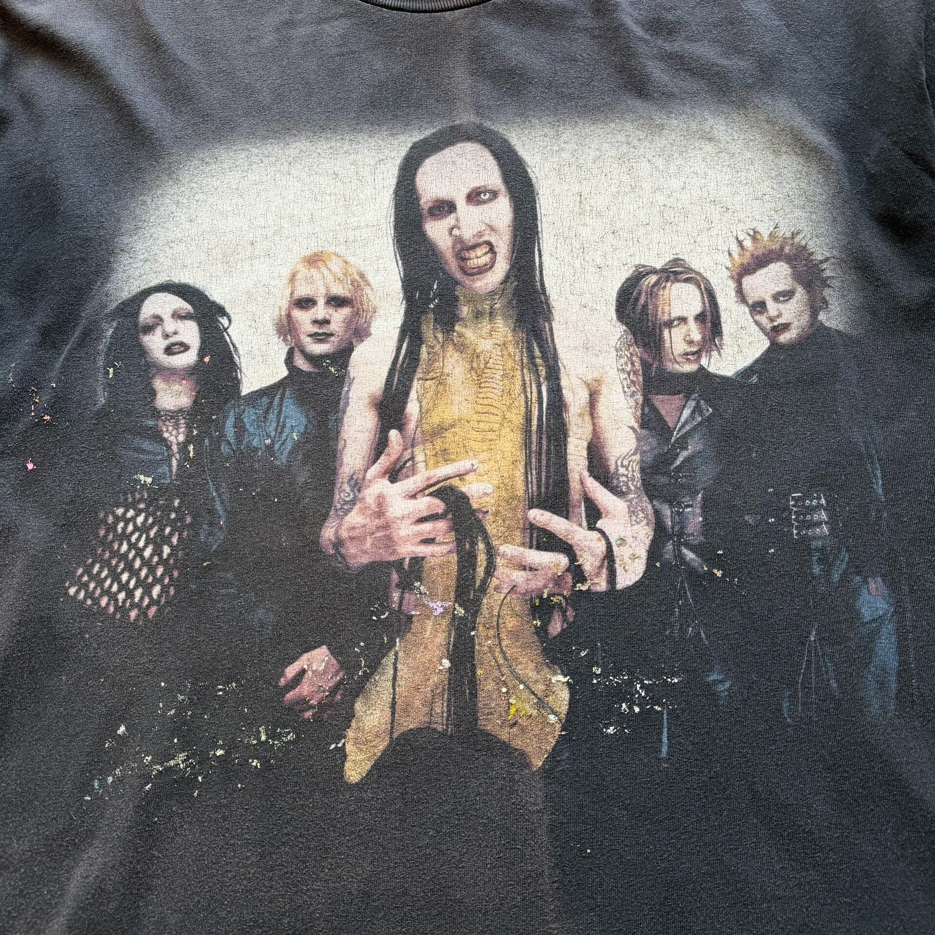 Vintage Vintage Marilyn Manson 00s Tee Size US L / EU 52-54 / 3 - 4 Thumbnail