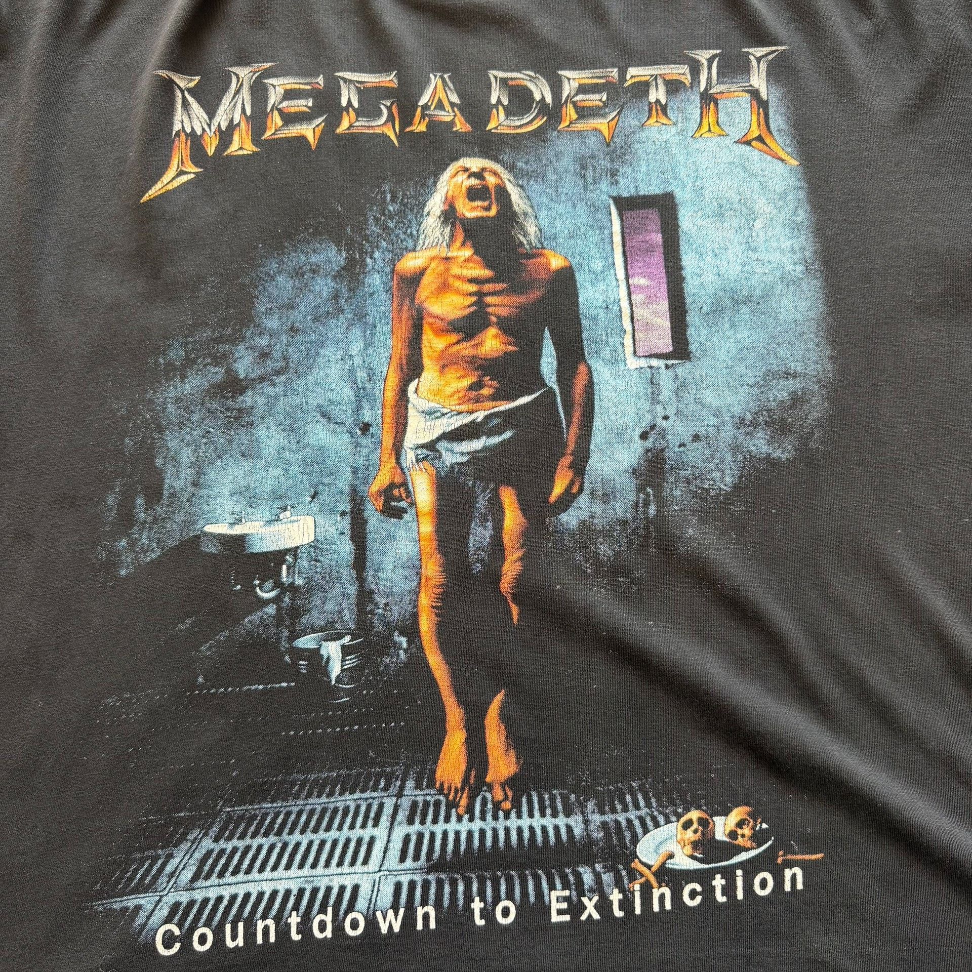 Vintage Vintage 90s Megadeth Bootleg Band Tee Size US M / EU 48-50 / 2 - 4 Thumbnail